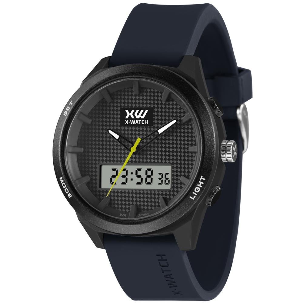 Relógio X-Watch Masculino Ref: Xmppa350 P1dx Esportivo Anadigi Xmppa350-P1dx - 1