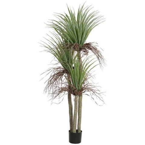 Planta Artificial Arvore Yucca C/pote X166 Verde 1,8cm