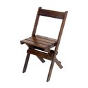 Ver imagem 3 de Conjunto Mesa Dobrável para Bar e Lanchonetes 60x60cm com 2 Cadeiras em Madeira Maciça - Imbuia