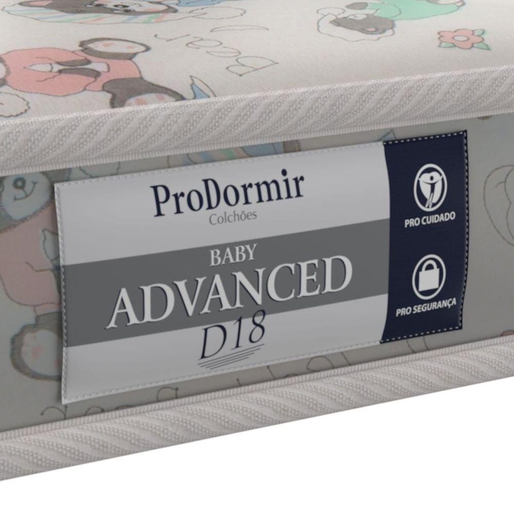 Colchão Infantil para Berço 130x60x07 Cm Espuma D18 Baby - 3