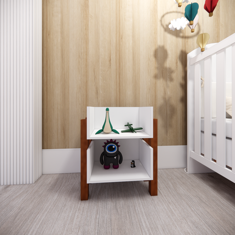 Nicho Decoração e Organização Quarto Infantil Branco