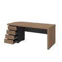 Ver imagem 2 de Conjunto Escritório Artany: Mesa c/ Extensor e Estante