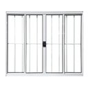 Ver imagem 3 de Janela Vitrô de Alumínio 4 Folhas 100 X 100cm Modular com Grade Esquadrias Bergamo