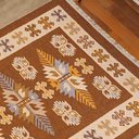 Ver imagem 3 de Tapete Kilim Antep 0,60 X 1,80 Des 001 Marrom Niazitex