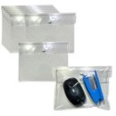 Ver imagem 1 de Embalagem Multiuso Pvc Cristal com Botão 20x16cm Kit 30und