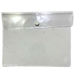 Embalagem Multiuso Pvc Cristal com Botão 20x16cm Kit 30und - 5