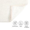 Ver imagem 4 de Tapete Joy para Banheiro 50cm X 70cm Branco Kapazi
