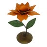 Castiçal de Ferro Simples Barato para Decoração de Aparador e Mesa de Festa - Laranja - 3