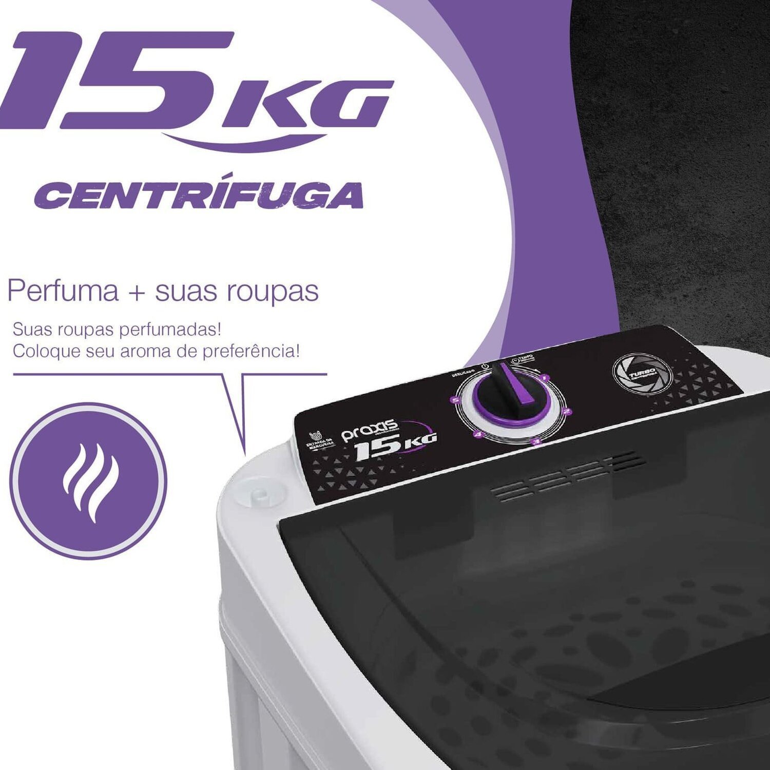 Centrífuga 15 Kg - Praxis Eletrodomésticos - 127v - 5