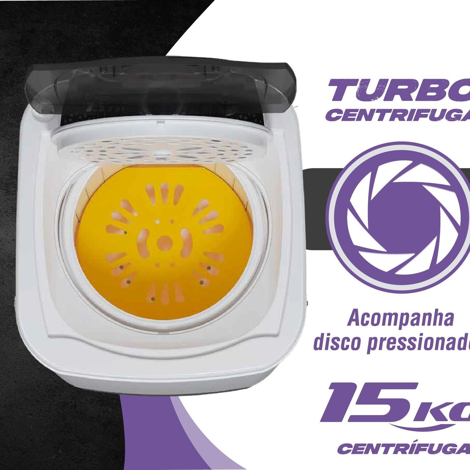 Centrífuga 15 Kg - Praxis Eletrodomésticos - 127v - 6