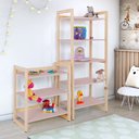 Ver imagem 1 de Conjunto Estantes Multiuso Colorê Infantil:rose