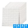 Painel 3d de Espuma Autocolante Adesivo Revestimento de Parede Tijolo Branco 70x77cm - 2