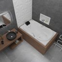 Ver imagem 3 de Banheira de Hidromassagem Due Gran Luxo P1 - com Aquecedor e Cromoterapia Branco Astra