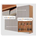 Ver imagem 3 de Guarda Roupa Casal Atacama 100 Mdf 8 Portas e 8 Cabideiros