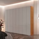 Ver imagem 2 de Guarda Roupa Casal Atacama 100 Mdf 8 Portas e 8 Cabideiros