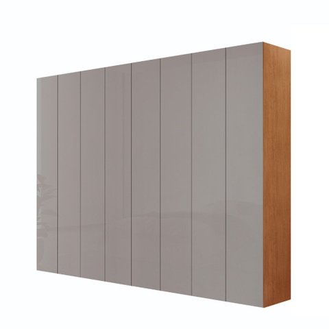Guarda Roupa Casal Atacama 100 Mdf 8 Portas e 8 Cabideiros