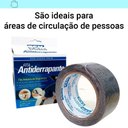 Ver imagem 2 de 2 Fitas Antiderrapante Lixa Autoadesiva Preta 50x5m Piso