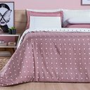 Ver imagem 5 de Duvet 200 Fios Capa para Edredom Petit Poá Queen 01 Peça - Rose Bia Enxovais
