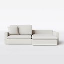 Ver imagem 6 de Sofá Cama Bélgica Retrátil e Reclínável 2,30m em Linho Diamond Premium Off White - Home Mobily