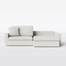 Sofá Cama Bélgica Retrátil e Reclínável 2,30m em Linho Diamond Premium Off White - Home Mobily - 6
