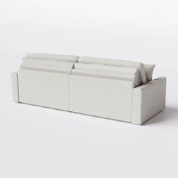 Sofá Cama Bélgica Retrátil e Reclínável 2,30m em Linho Diamond Premium Off White - Home Mobily - 8
