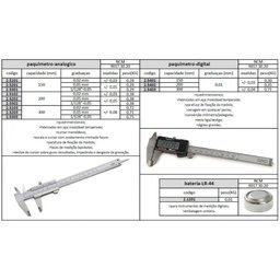 Paquímetro 200 Mm X Graduação 0,02 Mm - Jg Tools - 2