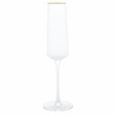 Ver imagem 5 de Taça para Champanhe em Cristal Martelado Petra 300ml Lyor Transparente