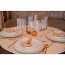 Ver imagem 4 de Taça para Champanhe em Cristal Martelado Petra 300ml Lyor Transparente