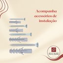 Ver imagem 2 de Kit 3 Cabideiros de Parede Suspenso 70x25x11,5 Amadeirado