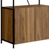 Estante 2 Pt Estilo Industrial Sw017 Noce Oro Preto - 4
