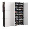 SAPATEIRA MODULAR GIGANTE 12 PORTAS 144 CALCADOS ARMARIO 72 PARES ORGANIZADOR TENIS QUARTO CLOSET - 1