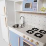 Kit Cozinha Infantil com Geladeira Eita Casa Perfeita Azul Claro - 4
