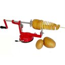 Ver imagem 4 de Maquina de Cortar Batata em Espiral Fazer Legumes Frutas Verduras Fatiador Slicer Chips no Palito