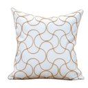 Ver imagem 1 de Coleção Náutica - Almofada Bordada Sisal Quadrada Tipo:completa