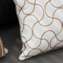 Ver imagem 3 de Coleção Náutica - Almofada Bordada Sisal Quadrada Tipo:completa