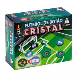 Jogo de Futebol de Botão - Cristal - Brasil X Argentina - Gulliver - 1