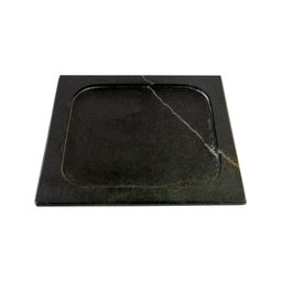 Kit 5 Prato com 10 Molheiras Pedra Sabão e Suporte P 20x20cm - 3