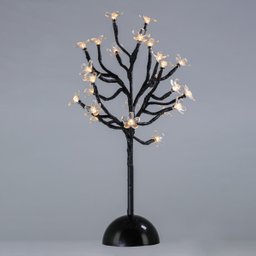 Luminária Arvore Decorativa Led Warm 24 Leds Preto - 5