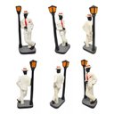 Ver imagem 6 de Imagem Zé Pelintra e Oxóssi Resina 15 Cm com Guia Missangão