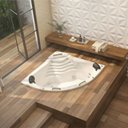 Ver imagem 3 de Banheira de Hidromassagem Acapulco Gran Luxo 150x211x51cm - P1 - 110v - com Aquecedor e Cromoterapia