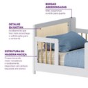 Ver imagem 4 de Cama Infantil Solteiro Montessoriano com Rattan Wave Casatema MadeiraOriginals