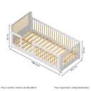 Ver imagem 3 de Cama Infantil Solteiro Montessoriano com Rattan Wave Casatema MadeiraOriginals