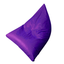 Ver imagem 1 de Puff Pera Triangular Corino Cheio Conforto Almofadão Gigante Hall de Entrada Eventos - Roxo