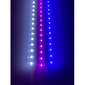 Kit Iluminação Aquário Barra Led 20cm com Capa 12v 3 Barras:com Fonte