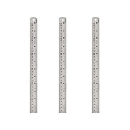 Kit Escalas Graduadas - Cap. 300mm-12", Cap. 1000x32x 1,2 Mm, Cap 600mm-24" - 1