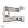 Cozinha Modulada 7 Peças sem Tampo com Rodapé Ipanema CabeCasa MadeiraOriginals - 4