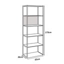 Ver imagem 4 de Estante Industrial 3 Torres Portas Prateleiras Metal Madeira Cor:louro Preto com Preto