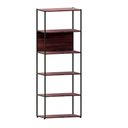 Ver imagem 3 de Estante Industrial 3 Torres Portas Prateleiras Metal Madeira Cor:louro Preto com Preto