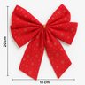 Kit C/3 Laços Vermelhos Grandes Árvore de Natal Enfeite Decoração Luxo - 3