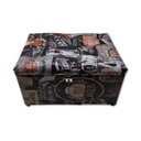 Ver imagem 4 de Caixa Porta Objetos Joias Baú Estojo Organizador com Trava Preto Beer